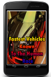 Fastest Vehicles Known To The Human Race screenshot 1/3