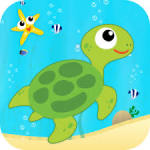 Learn Sea World Animal Game-Name Puzzle Colouring screenshot 2/2