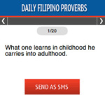 Daily Filipino Proverbs S40 screenshot 1/1