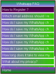 WhatsApp FAQ APP screenshot 1/3