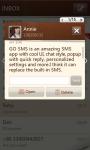 GO SMS Pro SimplePaper theme screenshot 2/6