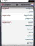 WordRoll NE-Dutch/English Translation Dictionary screenshot 1/1