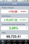 Total Return - investment performance calculator screenshot 1/1