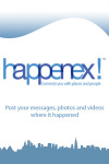 happenex - location based social media screenshot 1/1