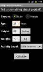 Daily Calorie Calculator for Android screenshot 4/6