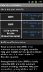 Daily Calorie Calculator for Android screenshot 6/6