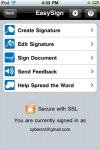 EasySign (Fill and Sign your documents. Anywhere. Anytime.) screenshot 1/1