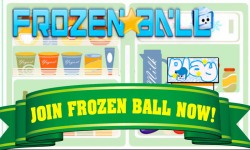 Frozen Ball Fall Very Fun Physics Puzzle for Kids screenshot 1/3