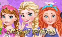 Dress up Elsa and princesses for PJ parties screenshot 1/4