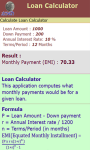 Loan Calculator v-1 screenshot 3/3