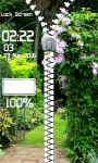 Zipper Lock Screen – Gardens screenshot 5/6