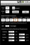 Activity to Calorie Calculator screenshot 1/1