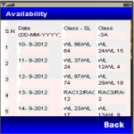Railway Seat Availability screenshot 4/4
