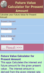 Future Value for Present Amount screenshot 2/3