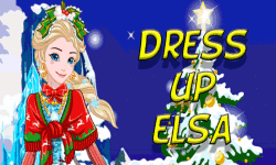 Dress up Elsa for the new year screenshot 1/4