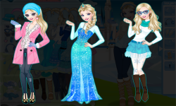 Elsa Princess Today Dress Up Game screenshot 2/4