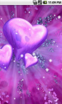 Purple Heart Love Live Wallpaper screenshot 3/5