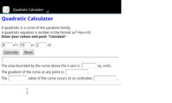 Quadratic Calculator screenshot 1/3