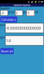 Quadratic Equations - Polynomial of 2 degree screenshot 1/6