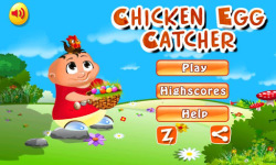 Chicken egg Catcher: Farm Game screenshot 1/4