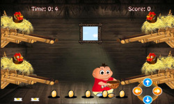 Chicken egg Catcher: Farm Game screenshot 2/4