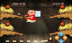 Chicken egg Catcher: Farm Game screenshot 3/4