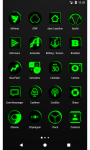 Flat Black and Green Icon Pack Free screenshot 2/6