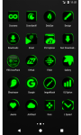 Flat Black and Green Icon Pack Free screenshot 3/6