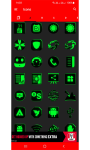 Flat Black and Green Icon Pack Free screenshot 5/6