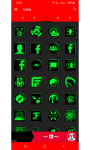 Flat Black and Green Icon Pack Free screenshot 6/6