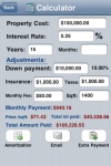 Mortgage Calculator - Extra payment + Amortizat... screenshot 1/1