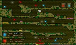 FireBoy And WaterGir in The Forest Temple screenshot 2/4