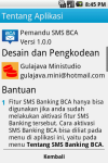 Pemandu SMS BCA screenshot 6/6
