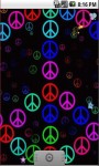 Colorful Peace Sign Live Wallpaper screenshot 1/5