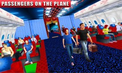 Airplane Modern Attendant: Air hostess Simulator screenshot 1/4
