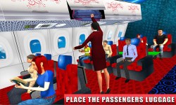 Airplane Modern Attendant: Air hostess Simulator screenshot 2/4