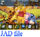 FREE Pooh Theme Blackberry screenshot 1/1