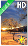 Sunset Winter Live Wallpaper screenshot 1/2