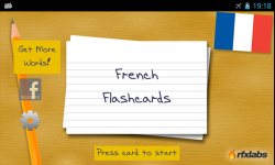 A French Flashcards App screenshot 1/4