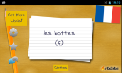 A French Flashcards App screenshot 3/4