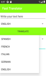 FAST TRANSLATOR Text Voice LANGUAGE TRANSLATOR screenshot 4/4