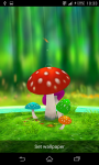 Mushroom 3D Live Wallpaper screenshot 2/3