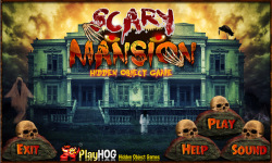 Free Hidden Object Games - Scary Mansion screenshot 1/4