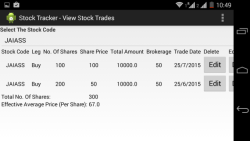 Stock Tracker Free screenshot 1/6