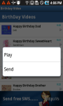 Birthday Video SMS screenshot 3/6