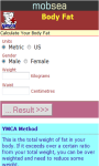 Body Fat Calculator-YMCA v-1 screenshot 2/3