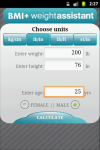 BMI plus Weight assistant screenshot 1/6