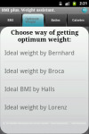 BMI plus Weight assistant screenshot 3/6