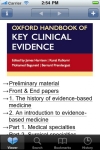 Oxford Handbook of Key Clinical Evidence screenshot 1/1