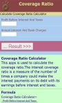 Coverage Ratio Calculator screenshot 2/3